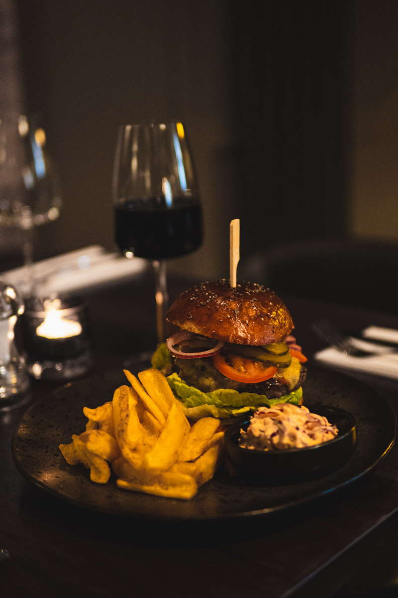 Burger and Chips at The Kents